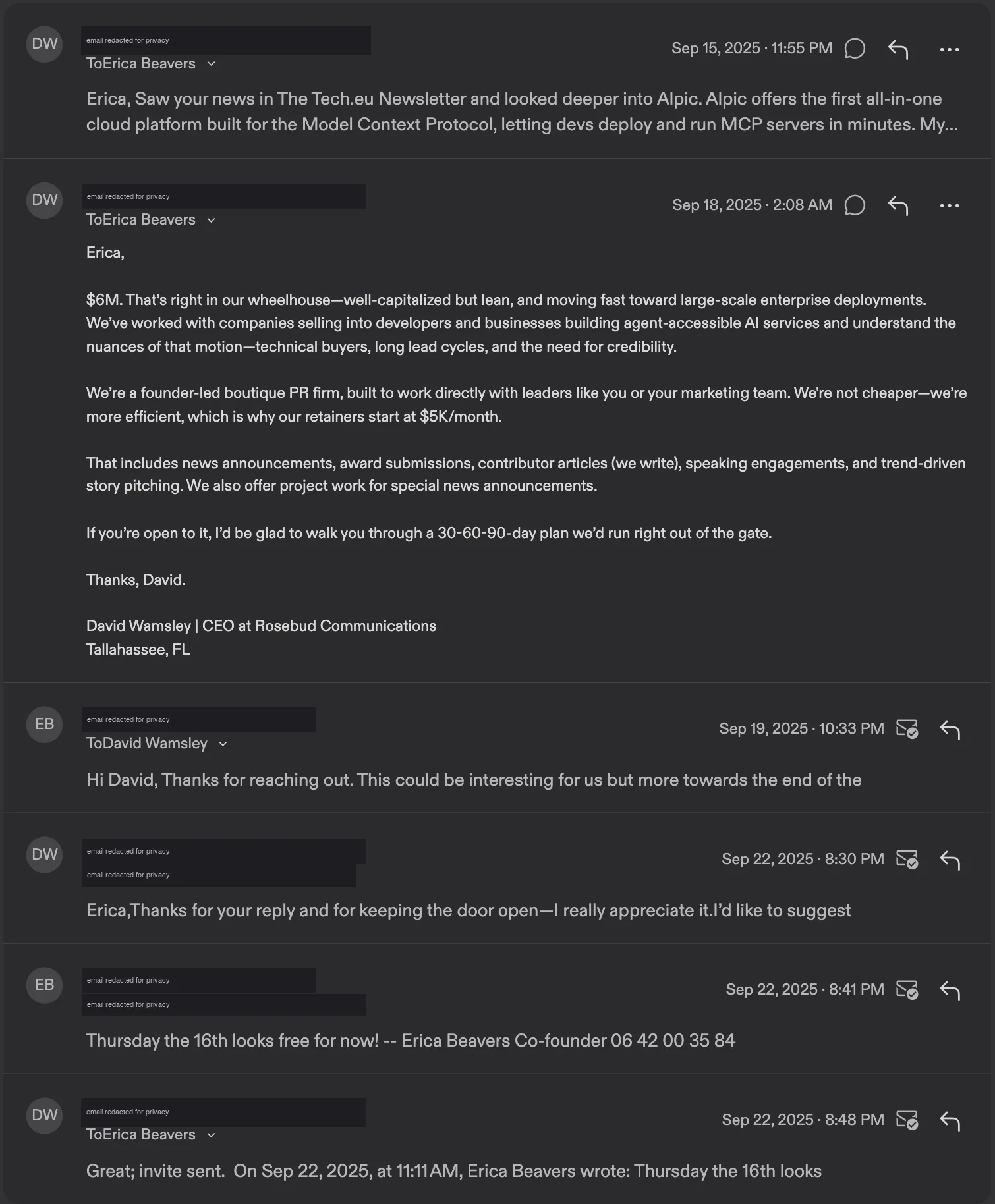 Cloud Platform reply